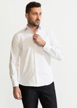 The Peles Egyptian Cotton Shirt White<De IONESCU Clearance