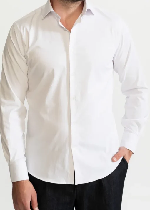 The Peles Egyptian Cotton Shirt White<De IONESCU Clearance