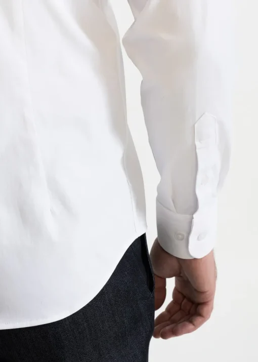 The Peles Egyptian Cotton Shirt White<De IONESCU Clearance