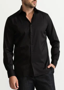 The Peles Egyptian Cotton Shirt Black<De IONESCU Best Sale