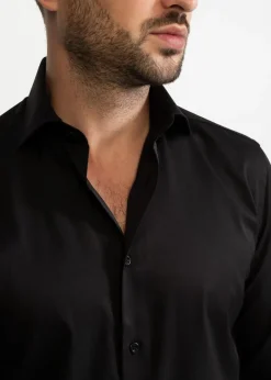 The Peles Egyptian Cotton Shirt Black<De IONESCU Best Sale