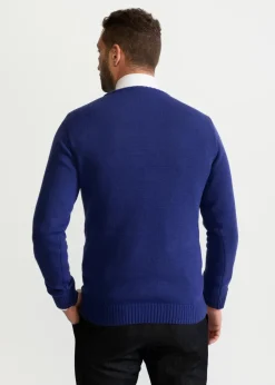 The Rodna 100% Cotton Crewneck Indigo Blue<De IONESCU Cheap