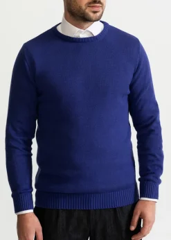 The Rodna 100% Cotton Crewneck Indigo Blue<De IONESCU Cheap