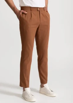 The Romana Cotton Trousers Light Brown<De IONESCU Sale