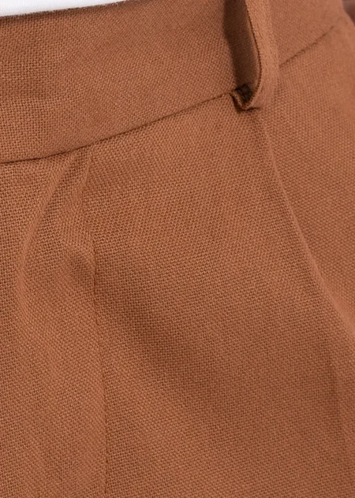 The Romana Cotton Trousers Light Brown<De IONESCU Sale