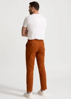 The Romana Denim Cotton Trousers Caramel<De IONESCU Store