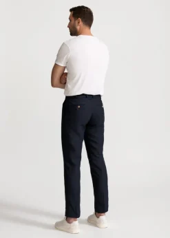 The Romana Linen Trousers Dark Blue<De IONESCU Discount