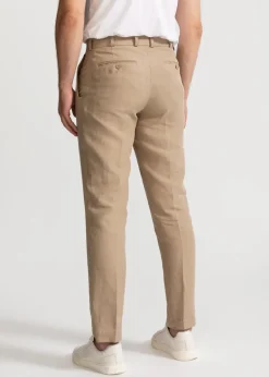 The Romana Linen Trousers Sand<De IONESCU New