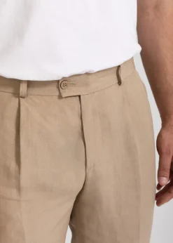 The Romana Linen Trousers Sand<De IONESCU New