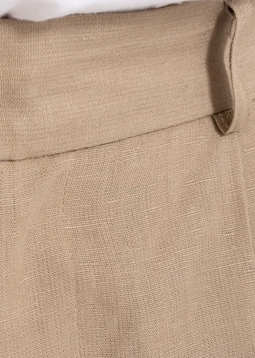 The Romana Linen Trousers Sand<De IONESCU New