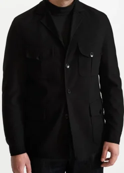 The Safari Wool Jacket Black<De IONESCU Hot