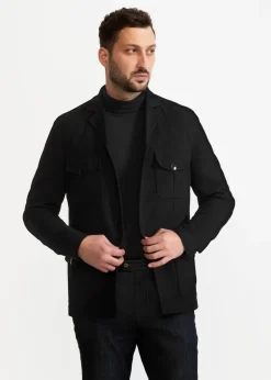 The Safari Wool Jacket Black<De IONESCU Hot