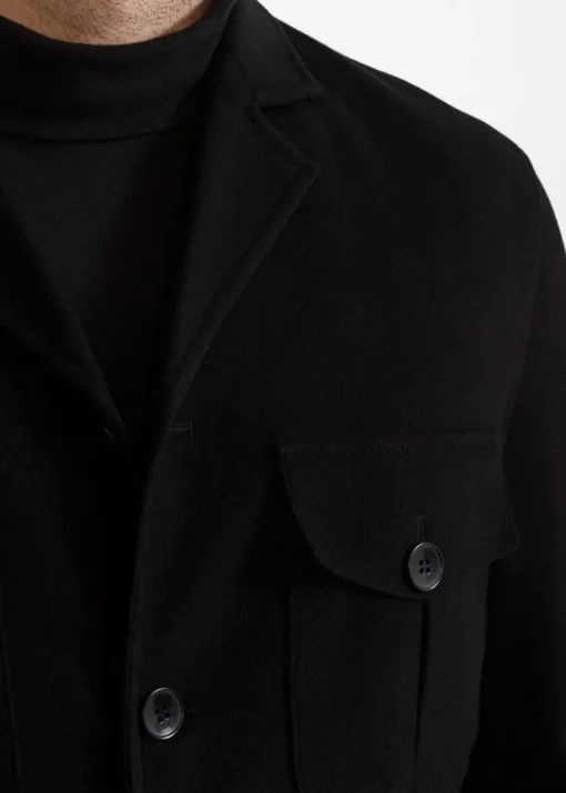 The Safari Wool Jacket Black<De IONESCU Hot