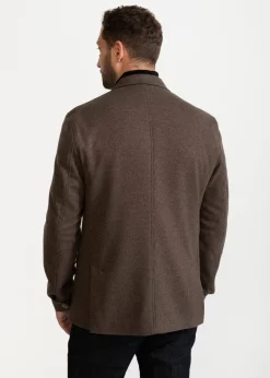 The Safari Wool Jacket Chambray Brown<De IONESCU Hot