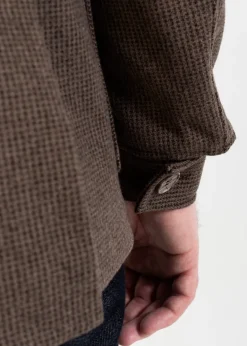 The Safari Wool Jacket Chambray Brown<De IONESCU Hot
