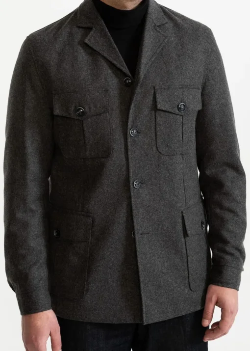The Safari Wool Jacket Grey<De IONESCU Clearance