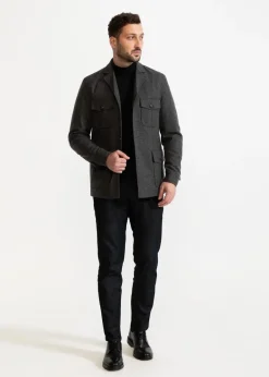 The Safari Wool Jacket Grey<De IONESCU Clearance