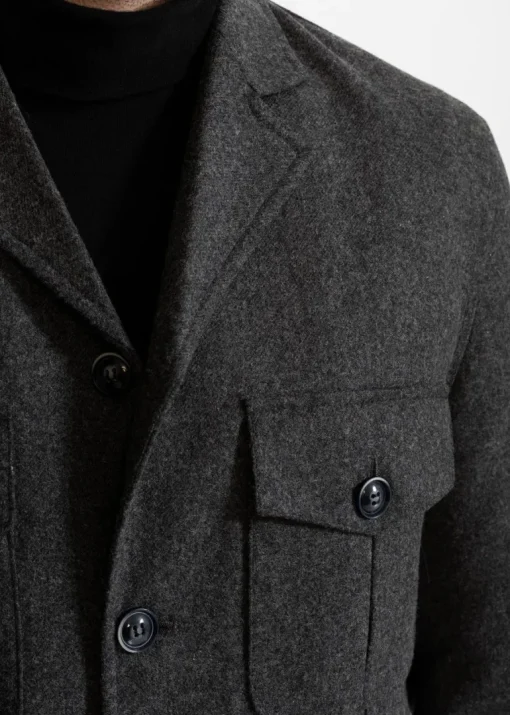 The Safari Wool Jacket Grey<De IONESCU Clearance