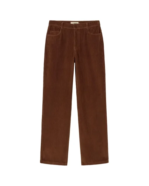 Theresa Corduroy Pants Brown<Thinking MU Online