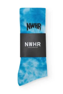 Tie Dye Socks Blue<NWHR Clothing Clearance
