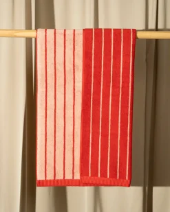 Bath Towel 70x140cm Red<Toive Clearance