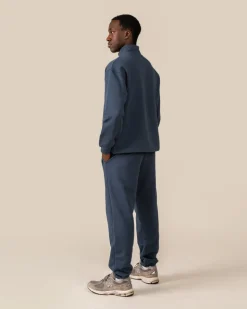 Half-zip Blue-Grey<Toive Online