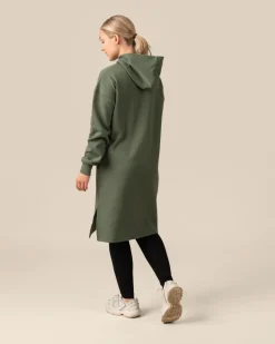 Hoodie Dress Sage Green<Toive Best Sale