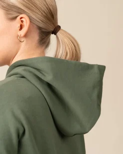 Hoodie Dress Sage Green<Toive Best Sale