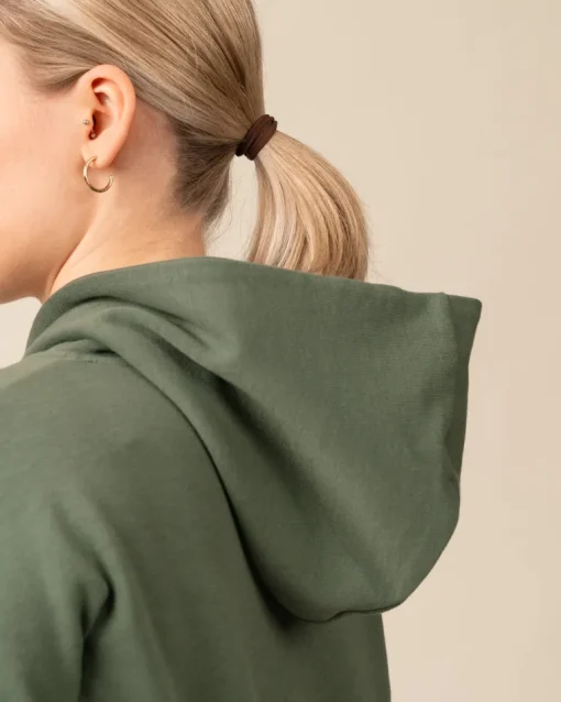 Hoodie Dress Sage Green<Toive Best Sale