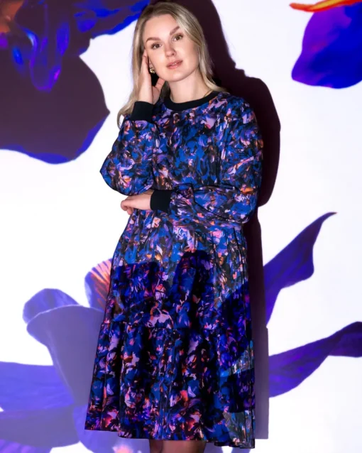Long Sleeve Dress Lilac Kide<Toive Fashion