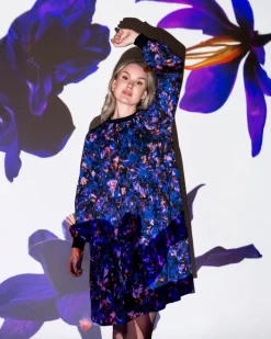 Long Sleeve Dress Lilac Kide<Toive Fashion