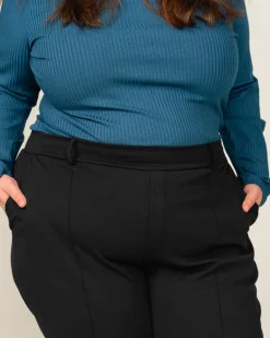 Pleated Pants Black<Toive Best Sale