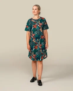 T-Shirt Dress Tropical Forest<Toive Discount