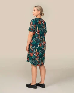 T-Shirt Dress Tropical Forest<Toive Discount