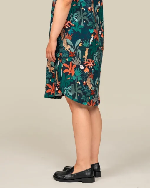 T-Shirt Dress Tropical Forest<Toive Discount