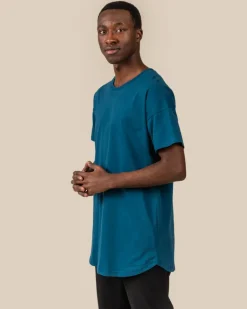 T-Shirt Long Petrol<Toive Best