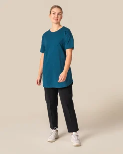 T-Shirt Long Petrol<Toive Best