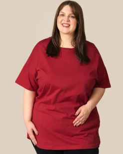 T-Shirt Long Red<Toive Flash Sale
