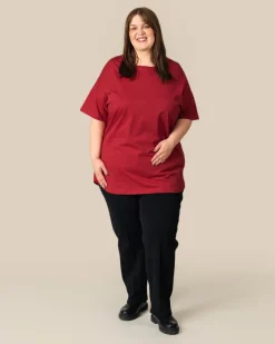 T-Shirt Long Red<Toive Flash Sale