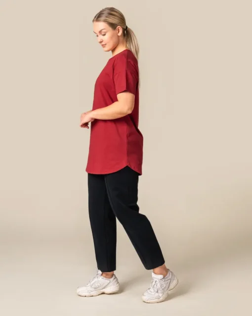 T-Shirt Long Red<Toive Flash Sale