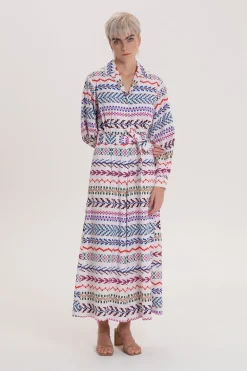 Tolna Poplin Jumpsuit Pixel White<TOMCSANYI Best Sale