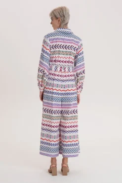 Tolna Poplin Jumpsuit Pixel White<TOMCSANYI Best Sale