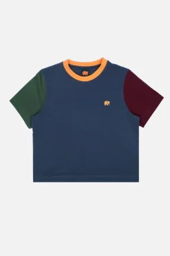 Color Block T-Paita Sininen<Trendsplant Best