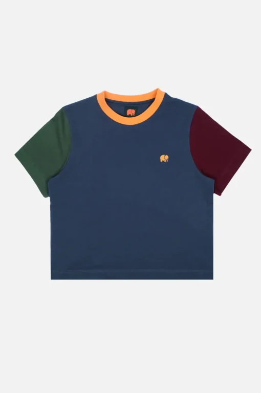 Color Block T-Paita Sininen<Trendsplant Best