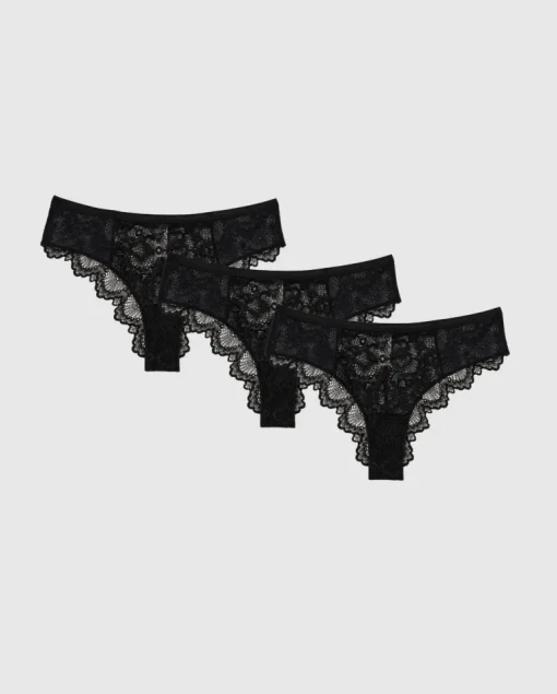 Très Cheeky 3-Pack Musta<UNDERSTATEMENT Best