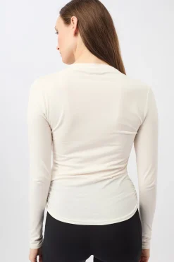 Turtle Longsleeve White<MANDALA New