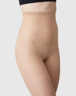 Tuva Sculpting Tights Beige<Swedish Stockings Outlet