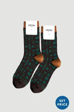 Ukko Socks By Stig Baumgartner 2-Pack Brown<FRENN Best Sale
