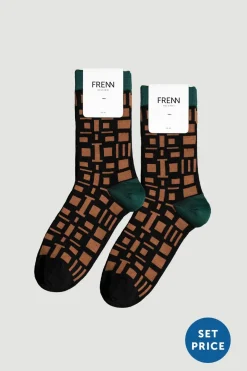Ukko Socks By Stig Baumgartner 2-Pack Black<FRENN Shop