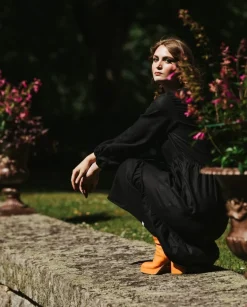 Ulrika Pellavamekko Musta<Nakoa Best